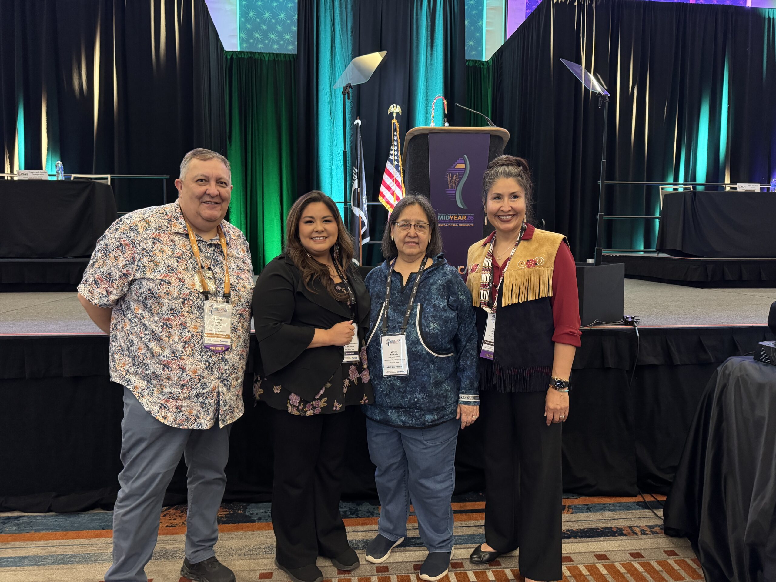 Featured image for “Tribal Leaders Call for National Solidarity to Protect Salmon, Subsistence, and Indigenous Stewardship at NCAI Mid Year Convention”
